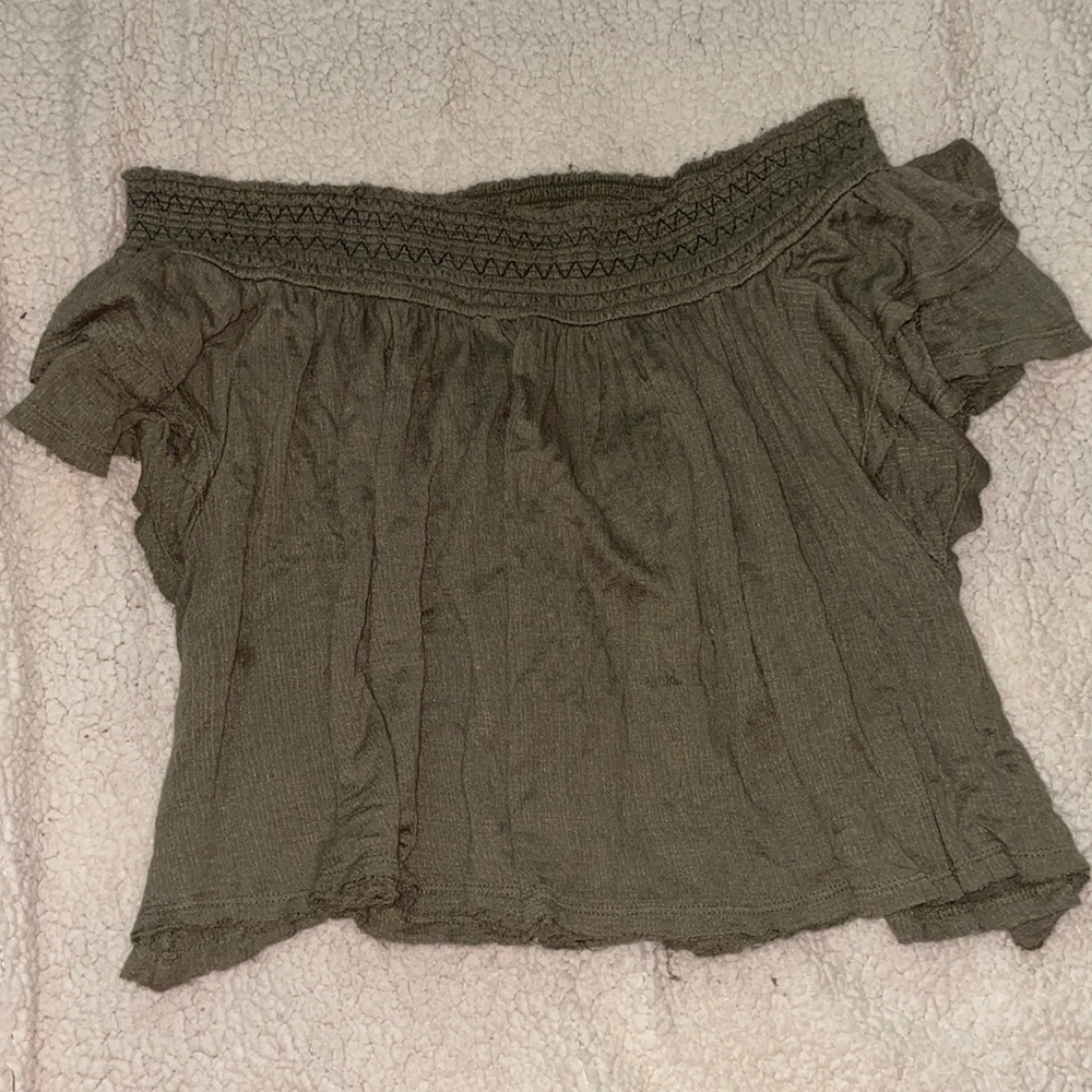 Free people off the shoulder shirt